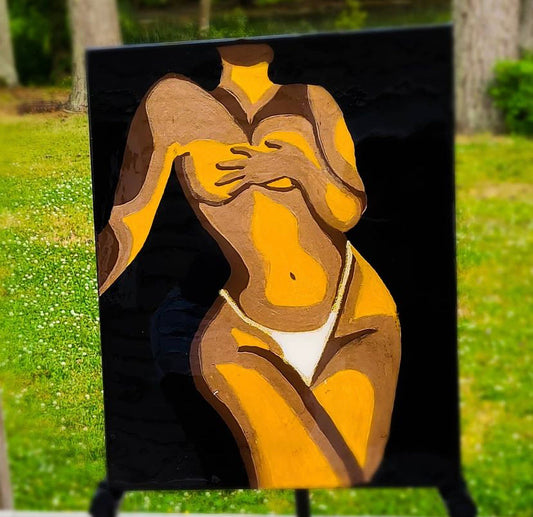 Black Queen Custom Painting