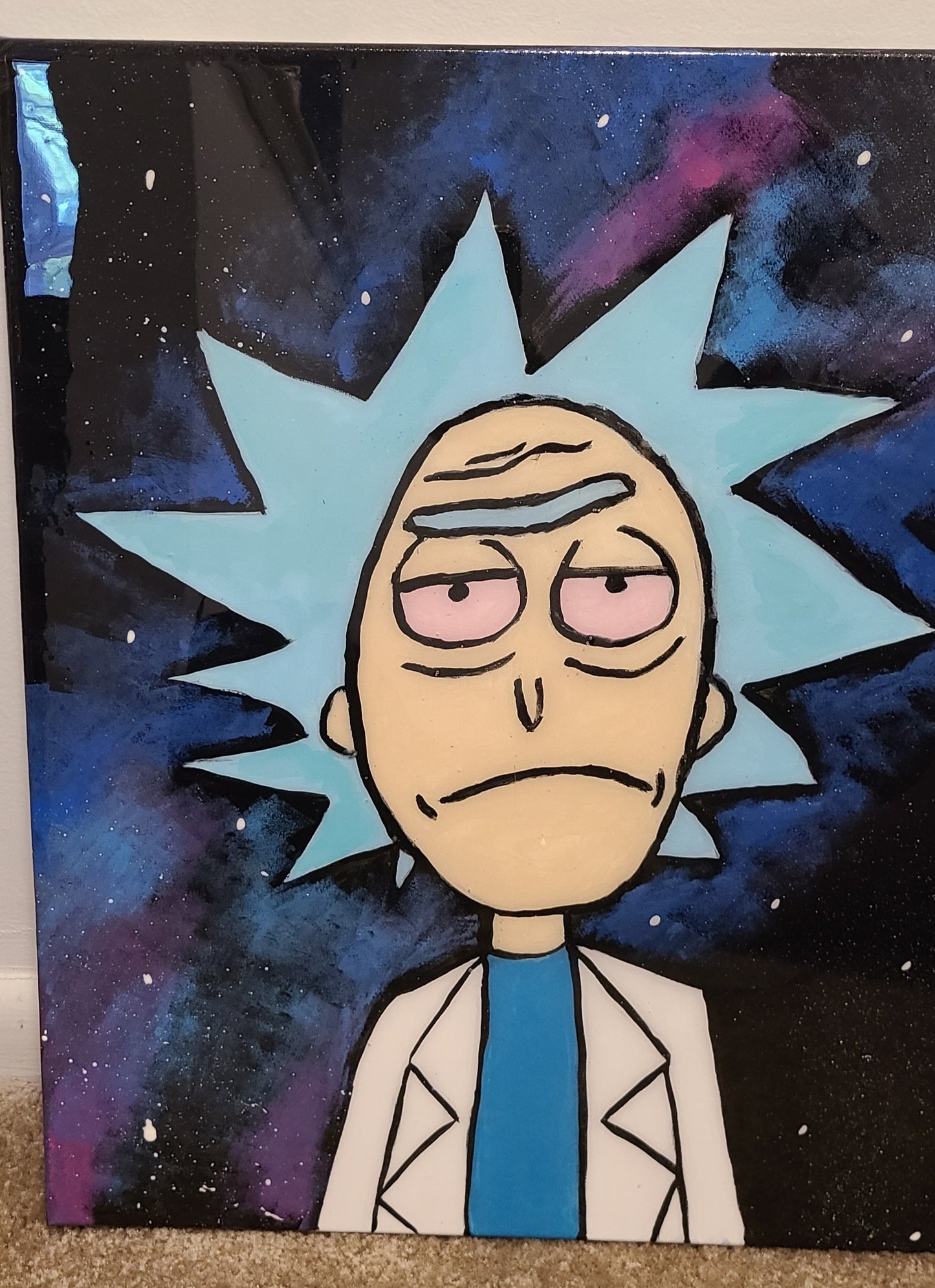 Rick and Morty Custom Painting